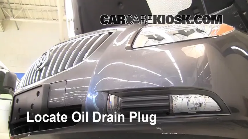 2011 Buick Regal CXL 2.4L 4 Cyl. Huile Changer l'huile et le filtre à huile